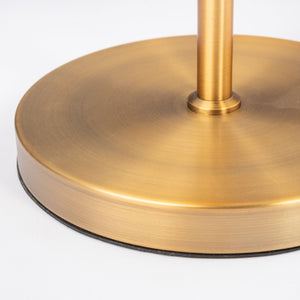 Mercana Fragon I Adjustable Cone Shade Table Lamp - Industrial Elegance for Modern Homes & Offices Gold Metal 65225