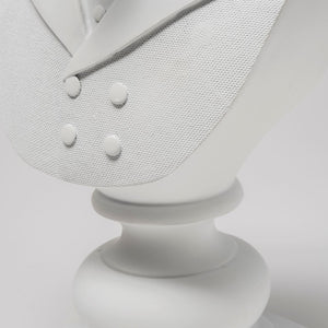 Mercana Murray Stylish White Resin Fox Bust - Charming Woodland Accent for Modern Home Décor Display White Resin | 13H 57900