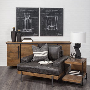 Mercana Asher Decorative Urns with Natural Wood Tops – Modern Accents for Stylish Home Decor and Focal Points 68983