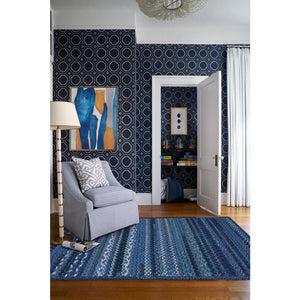 Capel Rugs Bayview Harborview Rugs - Experience Tranquility With Subtle Textures Inspired By Nature's Beauty Twilight Blue 47% Wool,27% Nylon,26% Polyester 0036xs00270048470