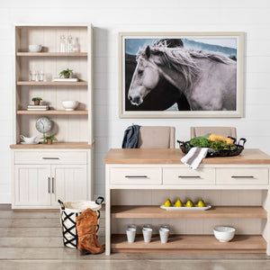 Mercana Liya Versatile 18L x 15W Storage Basket with Cream Liner for Modern Farmhouse Charm & Organization 68950