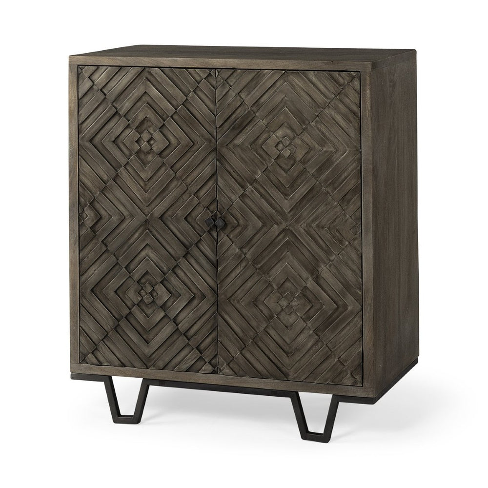 Mercana Argyle 36L x 16W Two-Door Accent Cabinet – Stylish Storage Solution for Modern Living Spaces 67541