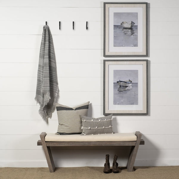 Mercana Elaine Entryway Bench - Stylish Upholstered Cushion & Solid Wood Base for Modern Home Decor Upgrade 68745