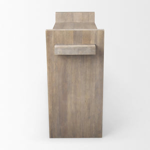 Mercana Elaine Console Table – Solid Mango Wood with Angled Legs for Modern Farmhouse Style & Easy Assembly 68747