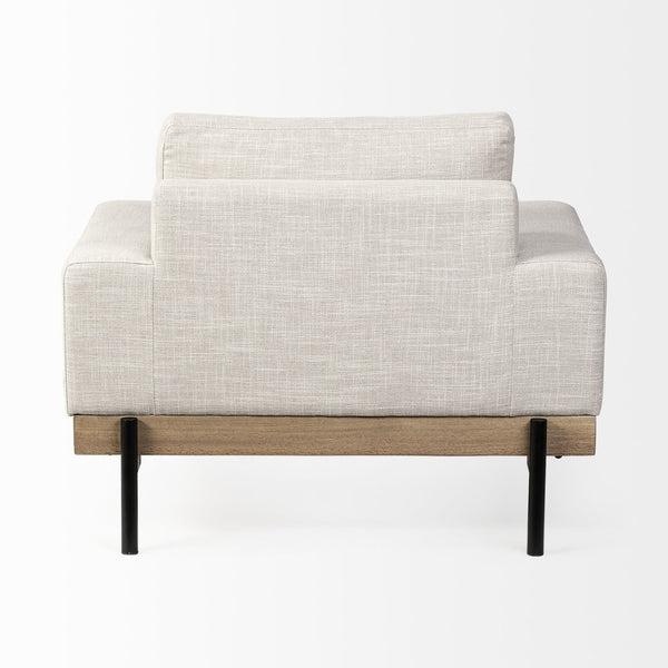 Mercana Colburne Luxurious Accent Chair with Sturdy Wood and Iron Frame for Stylish Modern Interiors 68755