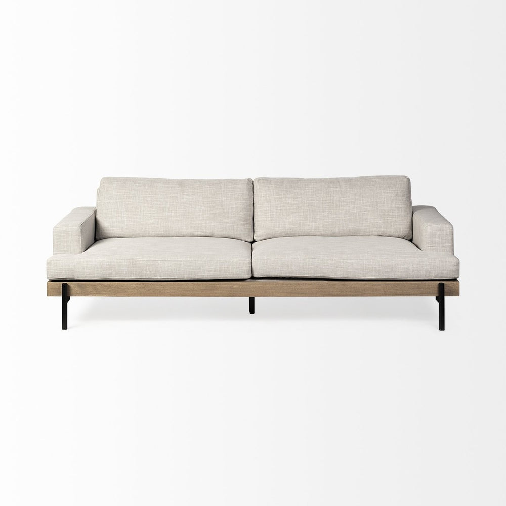 Mercana Colburne II 95" Three-Seater Sofa - Luxurious Comfort with Industrial-Modern Style for Your Home 68756