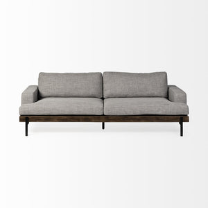 Mercana Colburne II 95" Three-Seater Sofa - Luxurious Comfort Meets Industrial Style for Modern Living Spaces 68758