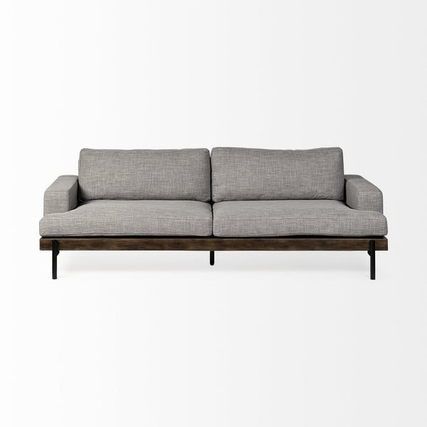 Mercana Colburne II 95" Three-Seater Sofa - Luxurious Comfort Meets Industrial Style for Modern Living Spaces 68758