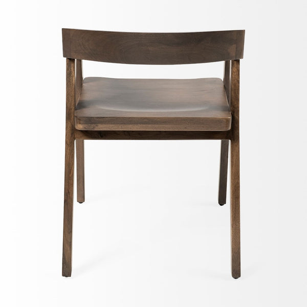 Mercana Nicholas Solid Wood Dining Chair – Timeless Mid-Century Modern Armchair for Stylish Interiors 68852
