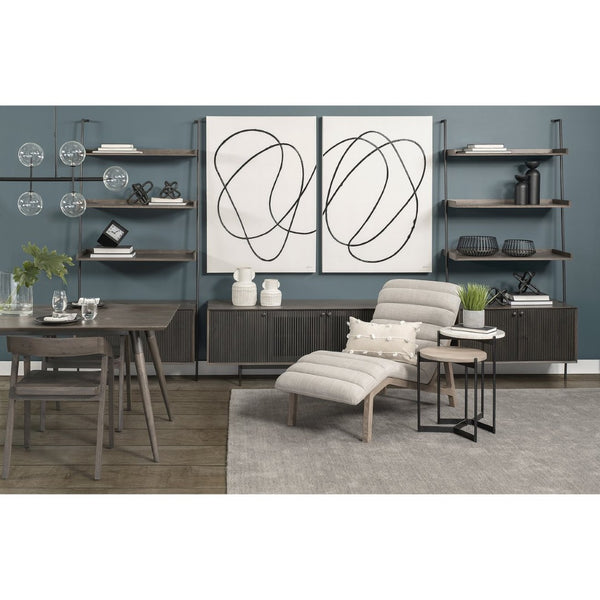 Mercana Pierre Armless Chaise Lounge Chair: Luxurious Mid-Century Modern Design for Stylish Comfort & Relaxation 68768