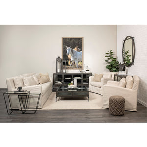 Mercana Denly Three-Seater Sofa: Luxurious Comfort with Stylish Slipcover, Perfect for Any Home Decor 68702