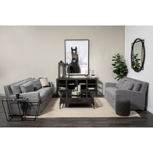 Mercana Denly 92" Modern Farmhouse Three-Seater Sofa with Plush Cushions and Durable Beechwood Frame 68721