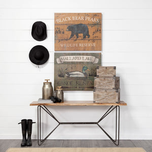 Mercana Port Moody Decorative Storage Boxes - Rustic Wooden Charm for Farmhouse & Urban Interiors 67980