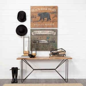 Mercana Ross Elegant Nesting Trays with Matte Black Metal Accents for Stylish Home Décor and Functionality 68647