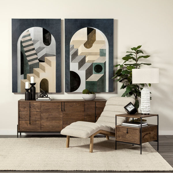 Mercana Pierre Armless Chaise Lounge Chair: Luxurious Mid-Century Modern Design for Stylish Comfort & Relaxation 68768