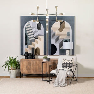 Mercana Leonidas Modern Accent Chair – Plush Upholstered Seat with Durable Metal Frame for Stylish Comfort 68446