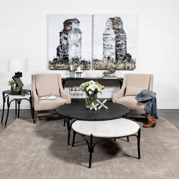 Mercana Carrollton Small Geometric Wood Jack Sculpture - Rustic Chic Accent for Modern Farmhouse Decor 68668