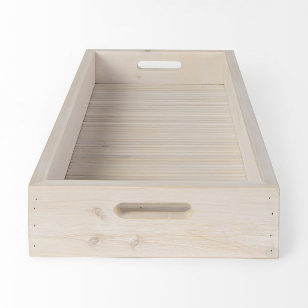 Mercana Horatio 28"L x 12"W Versatile Rectangular Serving Tray for Coastal Charm and Stylish Organization 68993