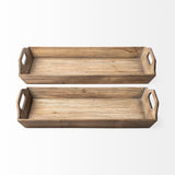 Mercana Tawny (Set of 2) Natural Wooden Trays 68961