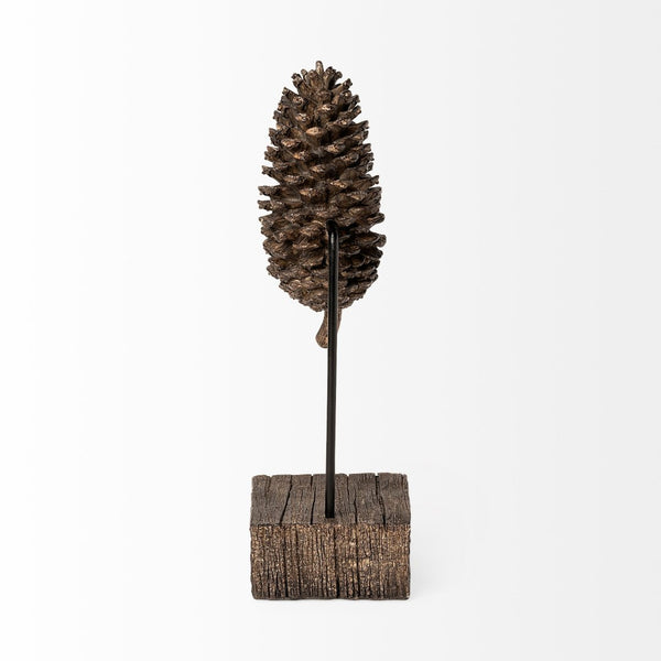 Mercana Pinterra Rustic Pinecone Replica - Charming Decorative Accent for Lodge and Lakeside Decor Elements 68922