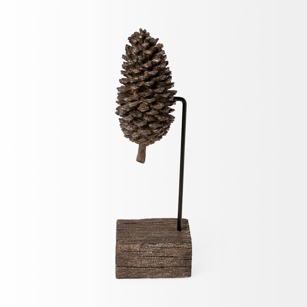 Mercana Pinterra Rustic Pinecone Replica - Charming Decorative Accent for Lodge and Lakeside Decor Elements 68922