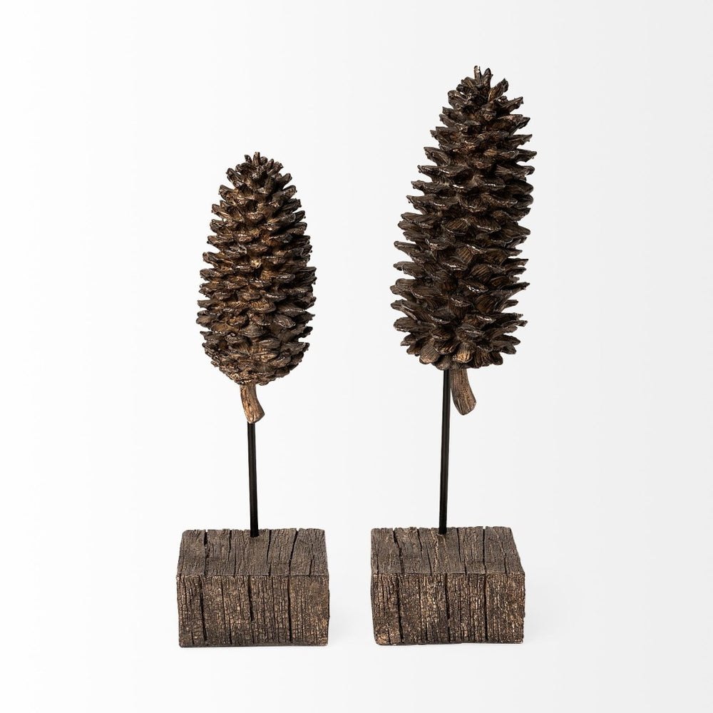 Mercana Pinterra Rustic Pinecone Replica - Charming Decorative Accent for Lodge and Lakeside Decor Elements 68922