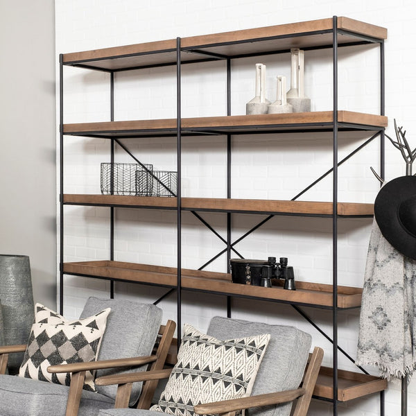 Mercana Burton Modern Two-Tone Ceramic Jug Vase - Stylish Home Accent for Contemporary and Boho Decor White and Gray Ceramic |  9.4H 30950