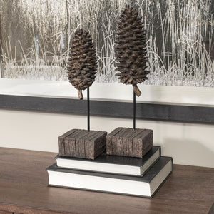 Mercana Pinterra Rustic Pinecone Replica - Charming Decorative Accent for Lodge and Lakeside Decor Elements 68922