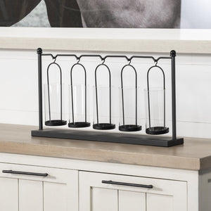 Mercana Erlen Five Votive Candle Holder - Modern Industrial Design for Elegant Home Décor and Ambiance 68601