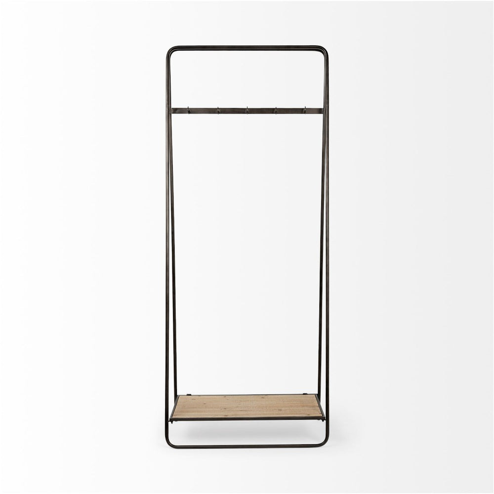 Mercana Carell Hall Tree: Stylish Entryway Storage with Modern Design for Coats, Shoes, and Accessories 68821