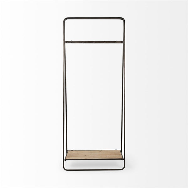 Mercana Carell Hall Tree: Stylish Entryway Storage with Modern Design for Coats, Shoes, and Accessories 68821