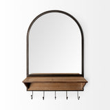 Mercana Neville 20x30 Arch Wood/Metal Frame Mirror 68816