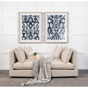 Mercana Leona Elegant Woven Mirrored Base Nesting Trays for Stylish Serving and Organizing in Any Space 68994