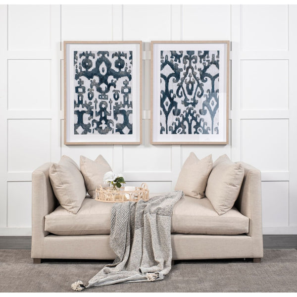 Mercana Leona Elegant Woven Mirrored Base Nesting Trays for Stylish Serving and Organizing in Any Space 68994