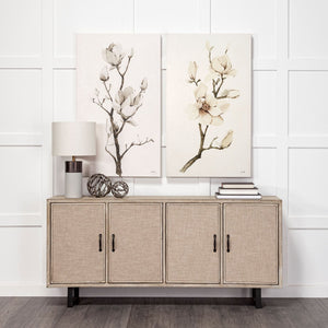 Mercana Sphaira Decorative Orb - Rustic Silver Cast Aluminum Tree Branch Design for Modern Home Accents Silver Cast Aluminum | 7H 68412