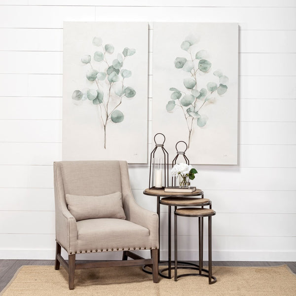 Mercana Kingston Candle Holder - Rustic Metal Frame with Clear Glass for Timeless Farmhouse Elegance 67243