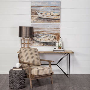 Mercana Abner Coastal Lighthouse - Elegant Wooden Accent for Shelves, Mantels, and Tabletop Decor White Wood | 13H 68795