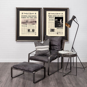 Mercana Eris III Industrial Floor Lamp with Tripod Base and Double-Cone Shade for Modern Home Decor 68977