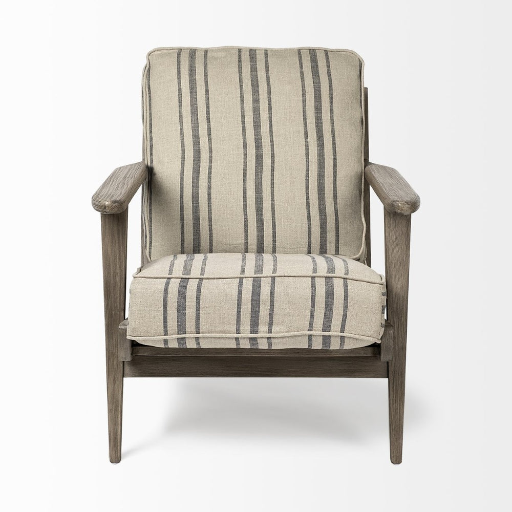 Mercana Olympus Accent Chair - Luxurious Olive Velvet Upholstered Mid-Century Modern Design for Comfort Brown Jute | Brown Wood 68186