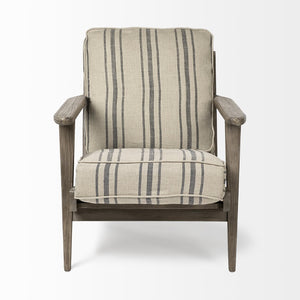 Mercana Olympus Accent Chair - Luxurious Olive Velvet Upholstered Mid-Century Modern Design for Comfort Brown Jute | Brown Wood 68186