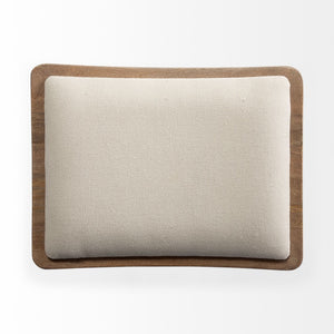 Mercana Katniss 26" Total Height Plush Saddle-Seat Stool with Sturdy Antiqued Frame for Stylish Interiors Cream Fabric | Gold Metal | Bar 68466