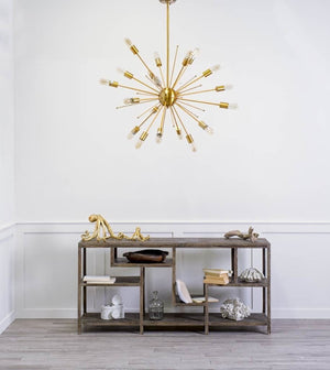Mercana Edisonna II Mid-Century Sputnik Chandelier with 20 Bulbs for Stunning Illumination in Any Space 65190