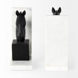 Mercana Hidalgo (Set of 2) 14L x 3W Black Majestic Horse Bookends 68931