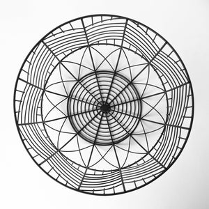 Mercana Idris Geometric Mesh Bowls - Modern Industrial Style for Versatile Home Storage & Décor Enhancements 68949