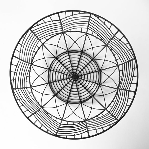 Mercana Idris Geometric Mesh Bowls - Modern Industrial Style for Versatile Home Storage & Décor Enhancements 68949