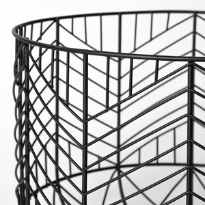 Mercana Idris Geometric Mesh Bowls - Modern Industrial Style for Versatile Home Storage & Décor Enhancements 68949