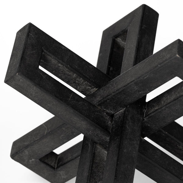 Mercana Aleph Decorative Sculptural Jacks in Matte Finish - Modern Industrial Accents for Any Space 68962
