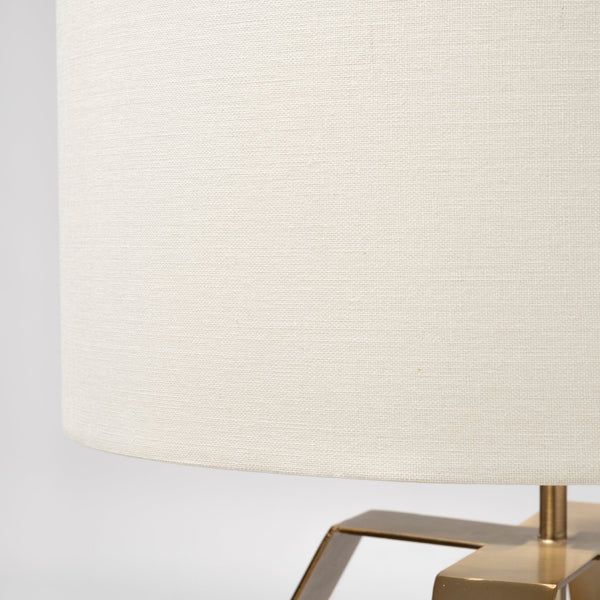 Mercana Edwards 26" Modern Table Lamp with Unique Geometric Base for Stylish Home and Office Decor 68966