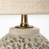 Mercana Mariam (26"H) Beige Coral-Inspired Base Table Lamp 68971