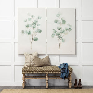 Mercana Leroy Decorative Pillow Cover with Artisan Texture and Raised Stitch Design for Modern Home Décor 68392